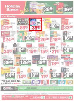 SPAR & SUPERSPAR Western Cape : Christmas Super Savings (21 October - 09 November 2025), page 12