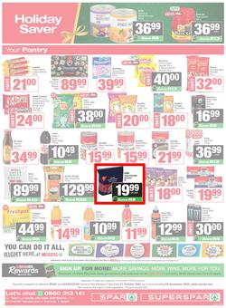 SPAR & SUPERSPAR Western Cape : Christmas Super Savings (21 October - 09 November 2025), page 12