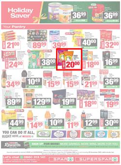 SPAR & SUPERSPAR Western Cape : Christmas Super Savings (21 October - 09 November 2025), page 12