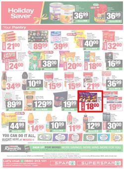 SPAR & SUPERSPAR Western Cape : Christmas Super Savings (21 October - 09 November 2025), page 12