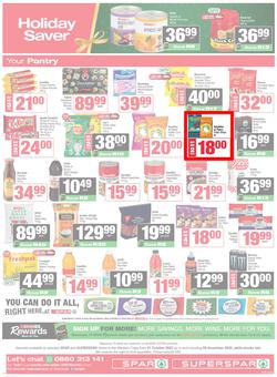 SPAR & SUPERSPAR Western Cape : Christmas Super Savings (21 October - 09 November 2025), page 12