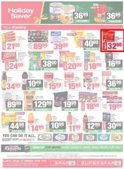 SPAR & SUPERSPAR Western Cape : Christmas Super Savings (21 October - 09 November 2025), page 12