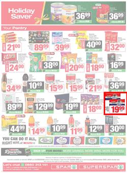 SPAR & SUPERSPAR Western Cape : Christmas Super Savings (21 October - 09 November 2025), page 12