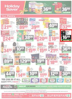SPAR & SUPERSPAR Western Cape : Christmas Super Savings (21 October - 09 November 2025), page 12