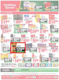 SPAR & SUPERSPAR Western Cape : Christmas Super Savings (21 October - 09 November 2025), page 12