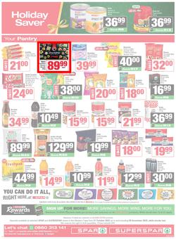 SPAR & SUPERSPAR Western Cape : Christmas Super Savings (21 October - 09 November 2025), page 12