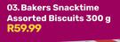 Bakers Snacktime Assorted Biscuits-300g