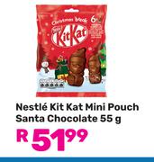 Nestle Kitkat Mini Pouch Santa Chocolate-55g