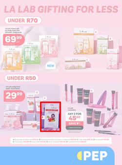 PEP : Specials (24 October - 26 November 2025), page 1