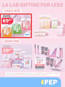 PEP : Specials (24 October - 26 November 2025), page 1