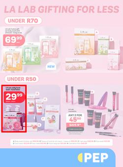 PEP : Specials (24 October - 26 November 2025), page 1