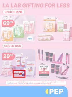 PEP : Specials (24 October - 26 November 2025), page 1