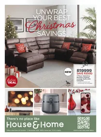 House & Home : Unwrap Your Best Christmas Savings (20 October - 02 November 2025 While Stocks Last)