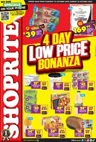 Shoprite KwaZulu-Natal : Low Price Bonanza (23 October - 26 October 2025)