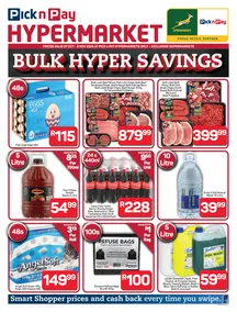 Pick n Pay Hypermarket : Bulk Hyper Savings (27 October - 09 November 2025)