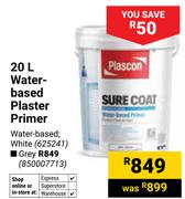 Plascon Water Based Plaster Primer (Grey) 850007713-20Ltr