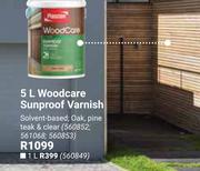 Plascon Woodcare Sunproof Varnish 560852, 561068, 560853-5Ltr