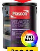 Plascon 5L Velvaglo Non Drip Water Based Enamel