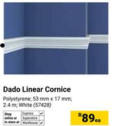 Dado Linear Cornice (57428)-Each