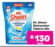 Mr.Sheen Dishwasher Tablets-48s Each