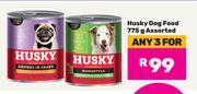 Husky Dog Food Assorted-For 3 x 775g