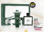 Lacoste Original Gift Set (EDP 100ml Plus Free Shower Gel 100ml & Travel Spray EDP 7.5ml)-Per Set
