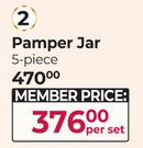Pamper Jar (5 Piece)-Per Set