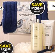 The Luxury Bathing Companyv 4-Piece Luxury Bath Set-Per Set