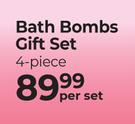 Good Stuff Rock 'N Rooibos 4-Piece Bath Bombs Gift Set-Per Set