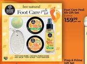 Good Stuff Bee Natural Foot Care Pedi Kit 5-Piece Gift Set-Per Set