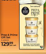 Good Stuff Bee Natural Prep & Prime 4-Piece Gift Set-Per Set