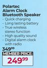 Polartec Alarm Clock Bluetooth Speaker