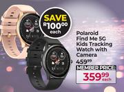 Polaroid Find Me 5G Kids Tracking Watch With Camera-Each