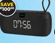 Polartec Alarm Clock Bluetooth Speaker