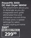 Wahl Power Pik 3000 DC Hair Dryer 1800W