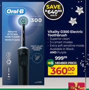 Oral-B Vitality D300 Electric Toothbrush