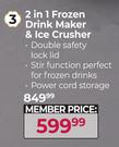 Russell Hobbs 2 In 1 Frozen Drink Maker & Ice Crusher