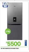 KIC 276Ltr Grey Fridge 631 20-591