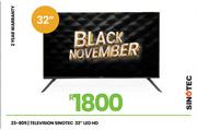 Sinotec 32" LED HD Television 23-805