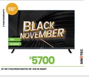 Sinotech 58" 4K Smart UHD Television 23-381