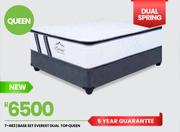 Everest Dual Spring Top Queen Base Set 7-483