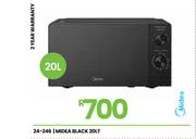 Midea 20L Black Microwave 24-246
