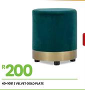 Velvet Gold Plate 40-1081