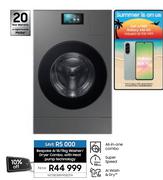 Samsung 18/11Kg Bespoke Washer/Dryer Combo With Heat Pump Technology WD18DB8995BZFA