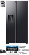 Samsung 617Ltr Bespoke AI Side By Side With Smartthings (Black) RS70F65K2FFA