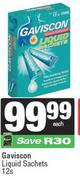 Gaviscon Liquid Sachets-12s