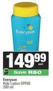 Everysun Kids Lotion SPF50-200ml Each