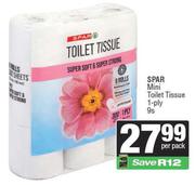 Spar Mini Toilet Tissue 1-Ply-9s Per Pack