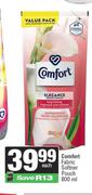 Comfort Fabric Softner Pouch-800ml Each