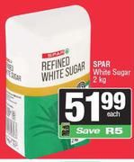 Spar White Sugar-2Kg Each